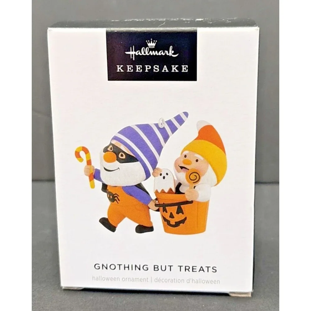 New Hallmark Keepsake 2025 Gnothing But Treats Halloween Gnome Ornament NIB